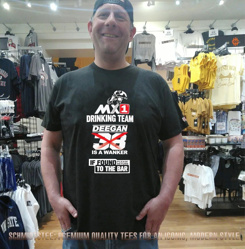 MX1 Drinking Team Deegan 38 Is A Wanker Shirt
