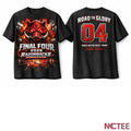 NKCtees Arkansas Razorbacks Final Four 2026 “Razorback Rise” Graphic T-Shirt – NCAA Tournament Edition