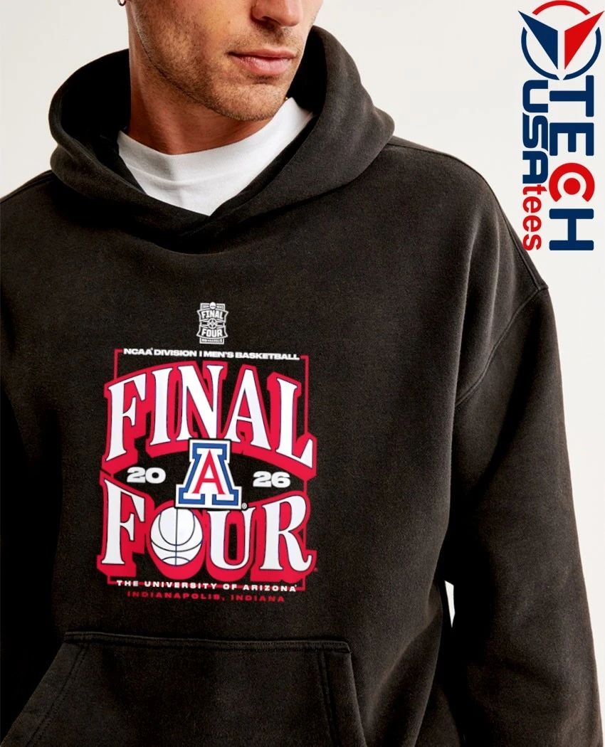 Arizona Wildcats 2026 NCAA Division I Men’s Basketball Final Four shirt by shopncaasports