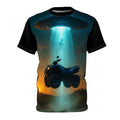 ATV UFO Adventure Unisex Tee, Fun Alien Graphic, Gift for Sci-Fi Lovers