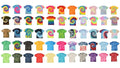 Tie Dye T-Shirts Multi-Color  Adult Size 4XL - 5XL 100% Cotton Colortone