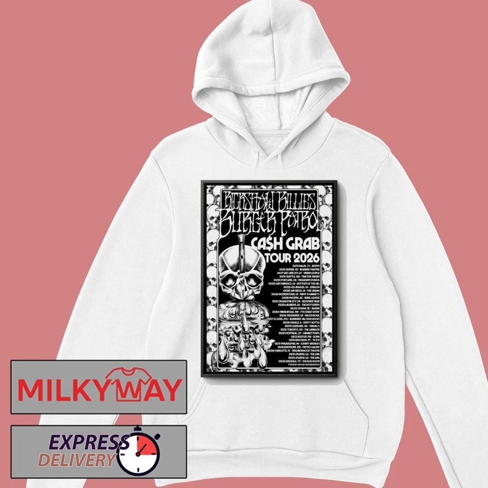 Rickshaw Billies Burger Patrol Cash Grab Tour 2026 Poster shirt