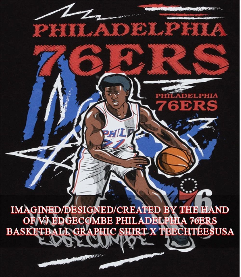 VJ Edgecombe Philadelphia 76ers Basketball graphic shirt