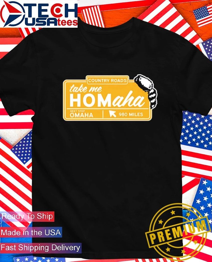 West Virginia Mountaineers Country Roads take me HOMaha shirt