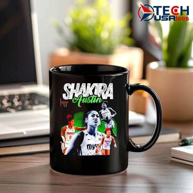 Shakira Austin Washington Mystics Basketball graphic shirt
