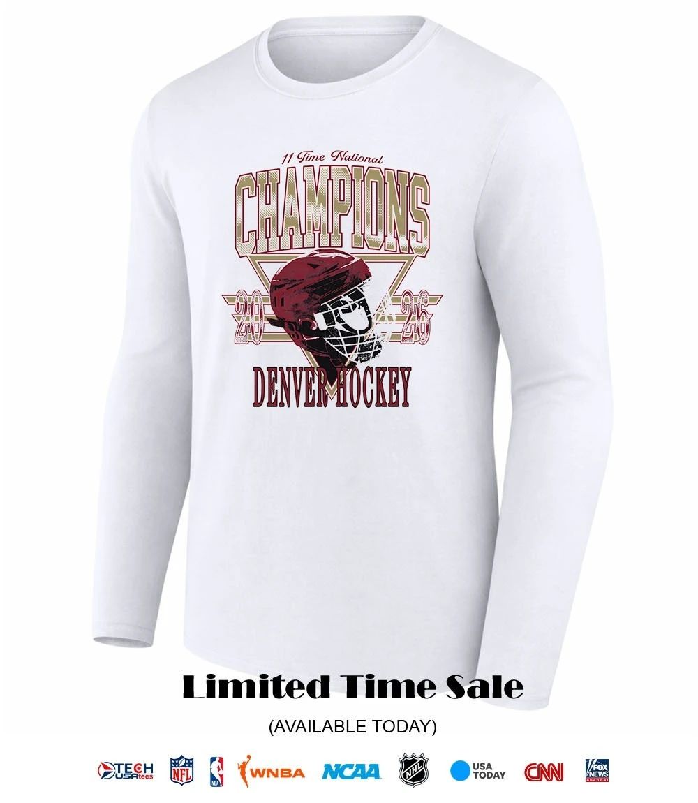 11 Time National Champions Denver Pioneers 2026 NCAA Hockey shirt