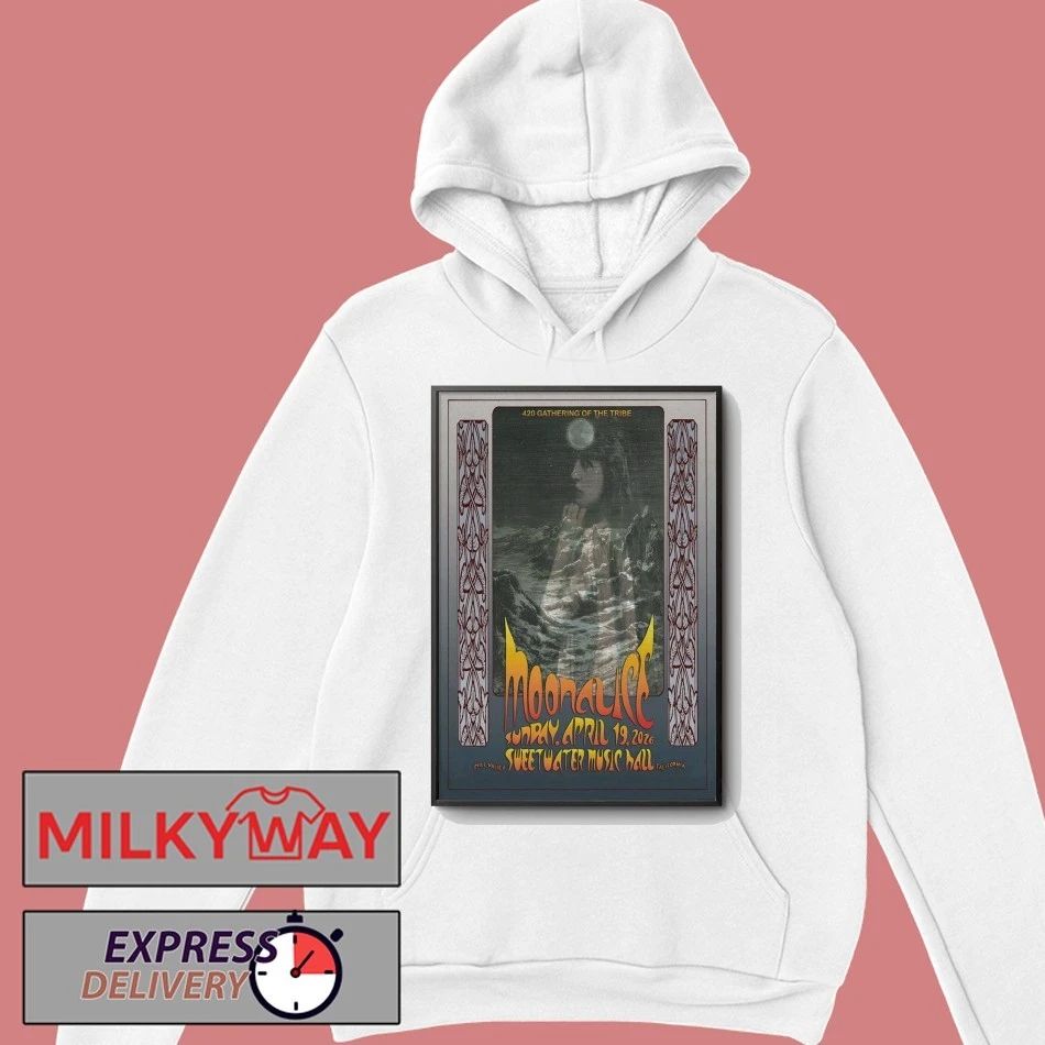 Moonalice April 19 2026 In Mill Valley CA Poster shirt