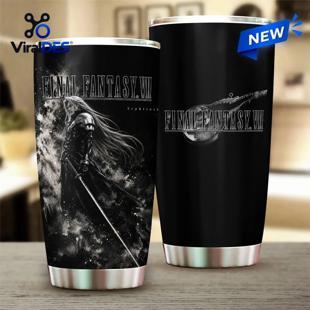 Final Fantasy VII Black Sephiroth Stanley Tumbler