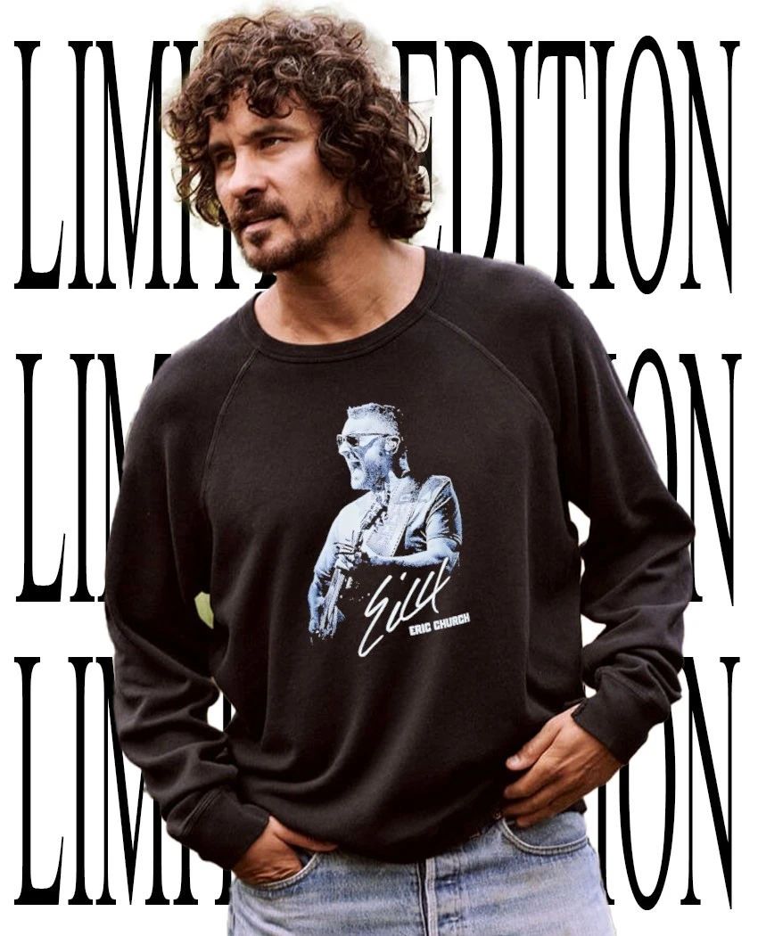 Eric Church photo signature shirt
