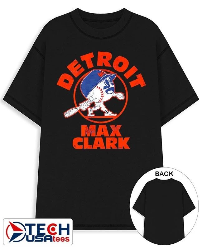 Max Clark Detroit Tigers Baseball Buddies shirt