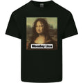 Mona Lisa Parody Monday Lisa Mens Cotton T-Shirt Tee Top
