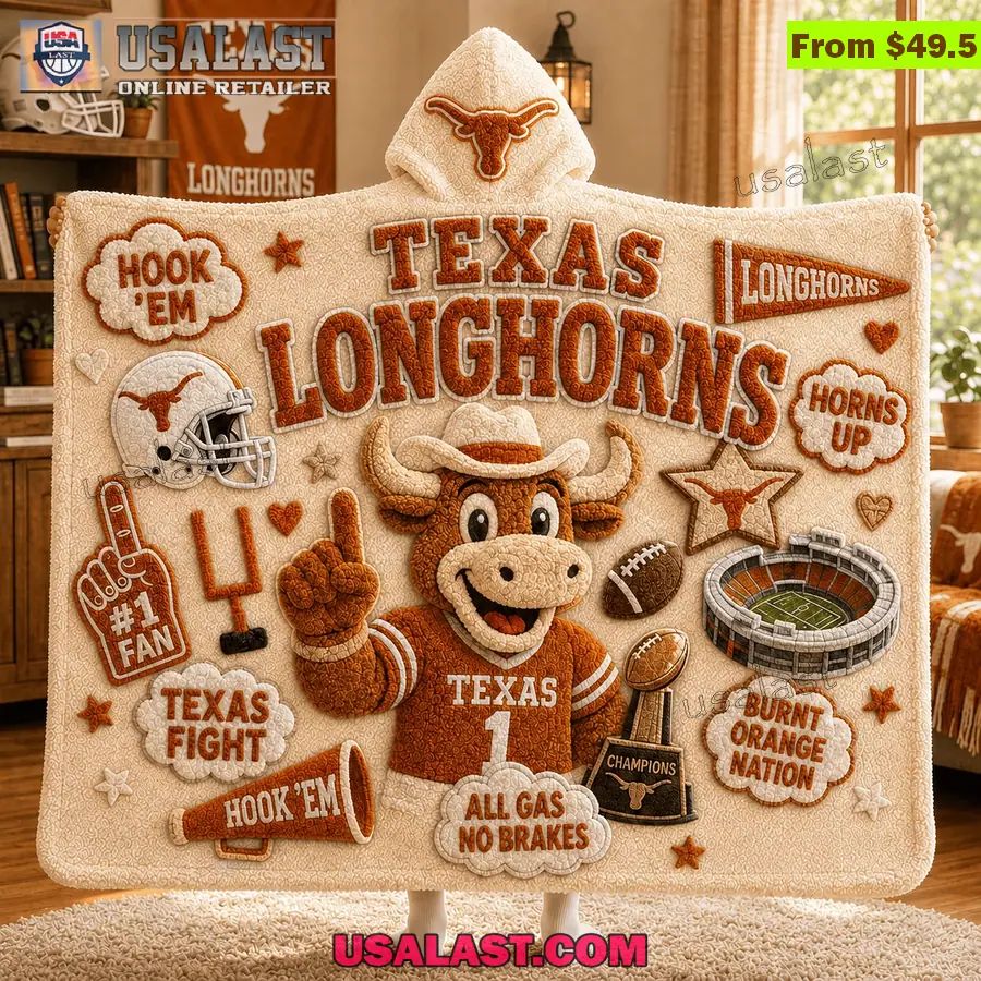 Texas Longhorns Limited Edition Hooded Blanket