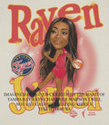 Raven Johnson Draft Indiana Fever 2026 WNBA caricature shirt