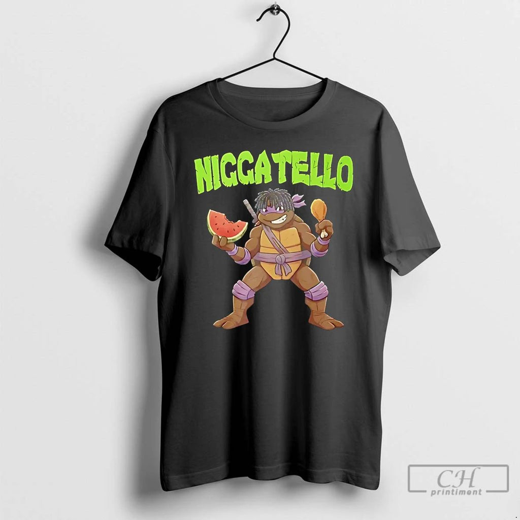 Classic Niggatello Ninja Turtle T Shirts