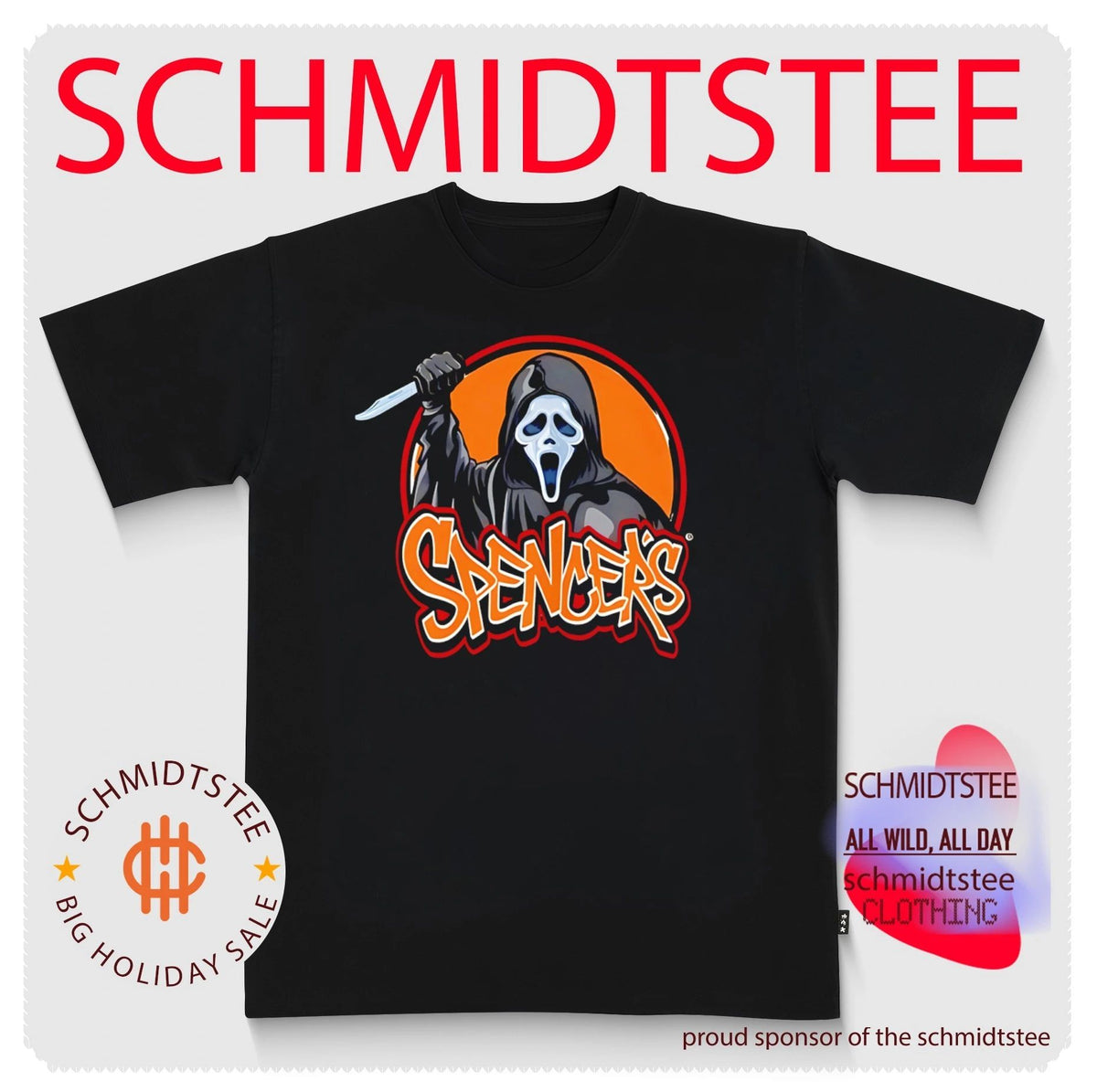 Ghost Face Spencer Halloween 2026 shirt