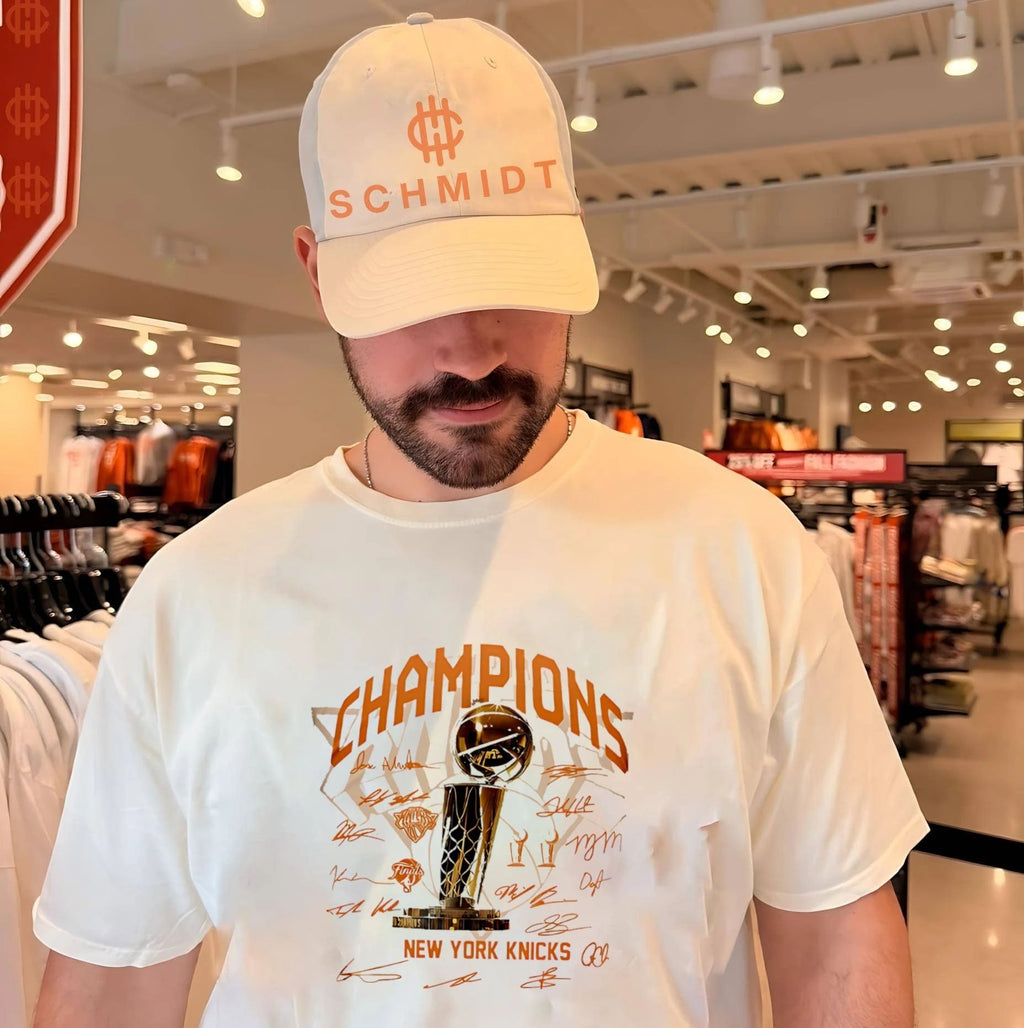 New York Knicks 2026 NBA Finals trophy signature shirt