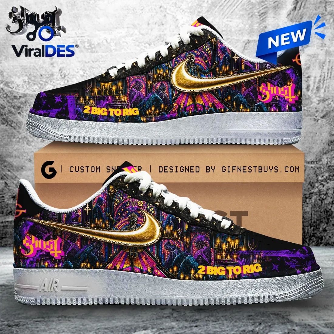 Ghost Band 2 Big To Rig Air Force 1 Sneaker
