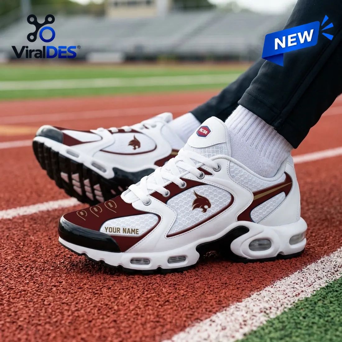 Texas State Bobcats Personalized Air Max Plus Sneakers