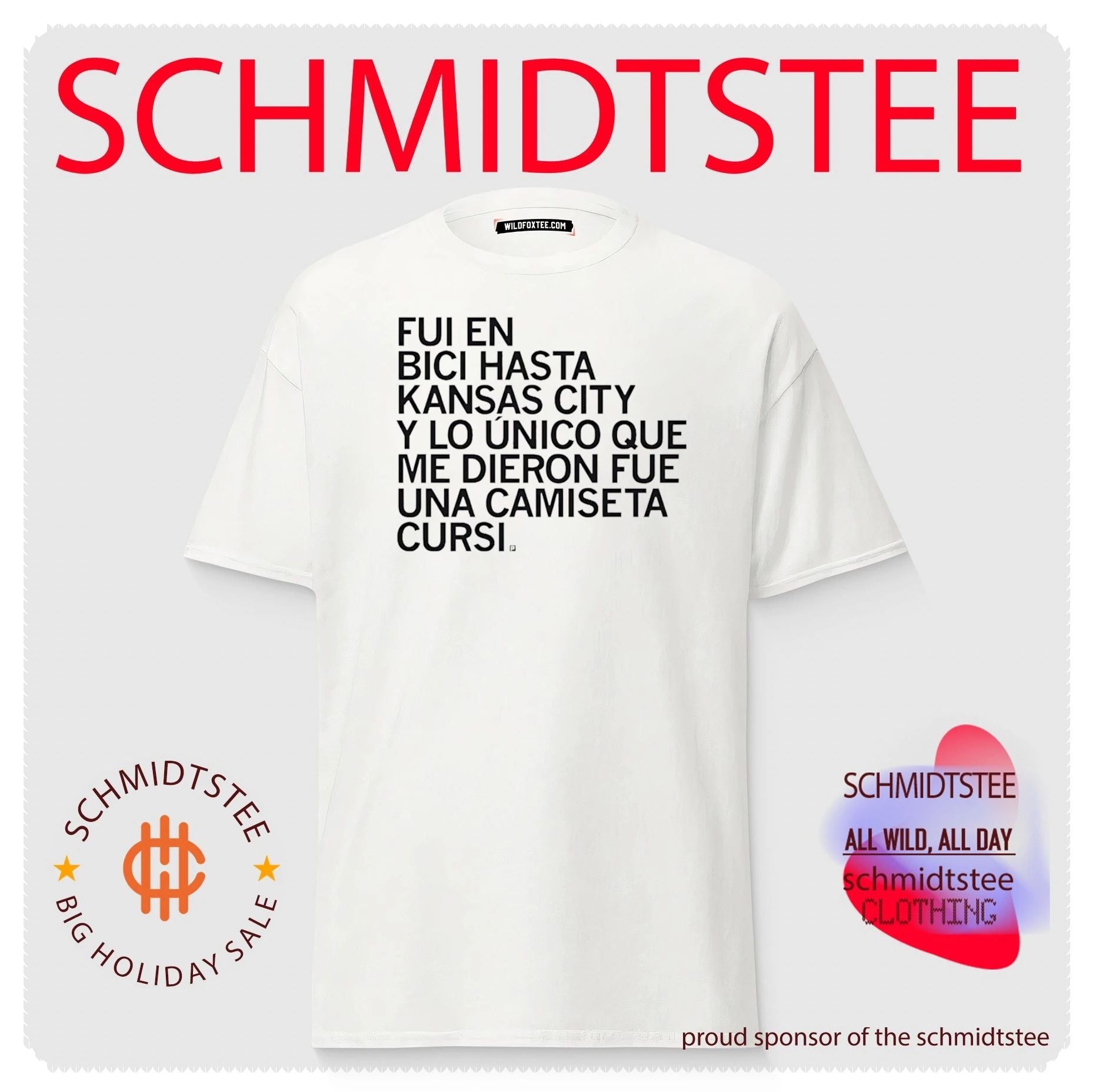 Fui en bici hasta Kansas City y lo unico que me dieron fue una camiseta cursi shirt