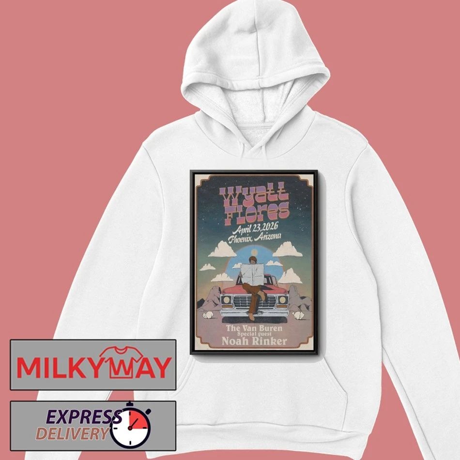 Wyatt Flores Piedmont Hall in Greensboro NC Apr 14 2026 Poster shirt