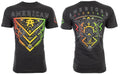AMERICAN FIGHTER Mens T-shirt Alberta Black Athletic L-3XL NWT