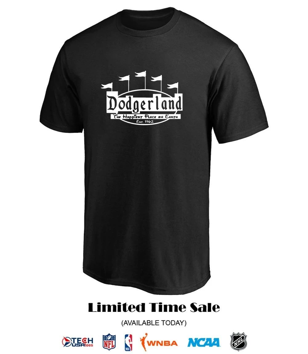 Dodgerland the Happiest Place on Earth 1962 T-shirt