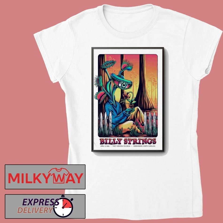 Billy Strings Greensboro NC 4 14 2026 Poster shirt