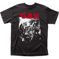 GBH Live Photo Mens T Shirt Music Classic Concert Charged Rock Band Tee Black