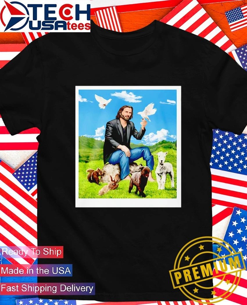Keanu Reeves and Animal Steppe shirt