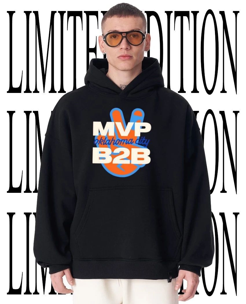 MVP B2B Shai Gilgeous-Alexander Oklahoma City Thunder peace hand shirt