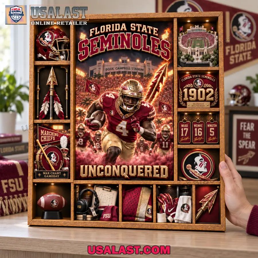 Florida State Seminoles Custom Frame Light Box