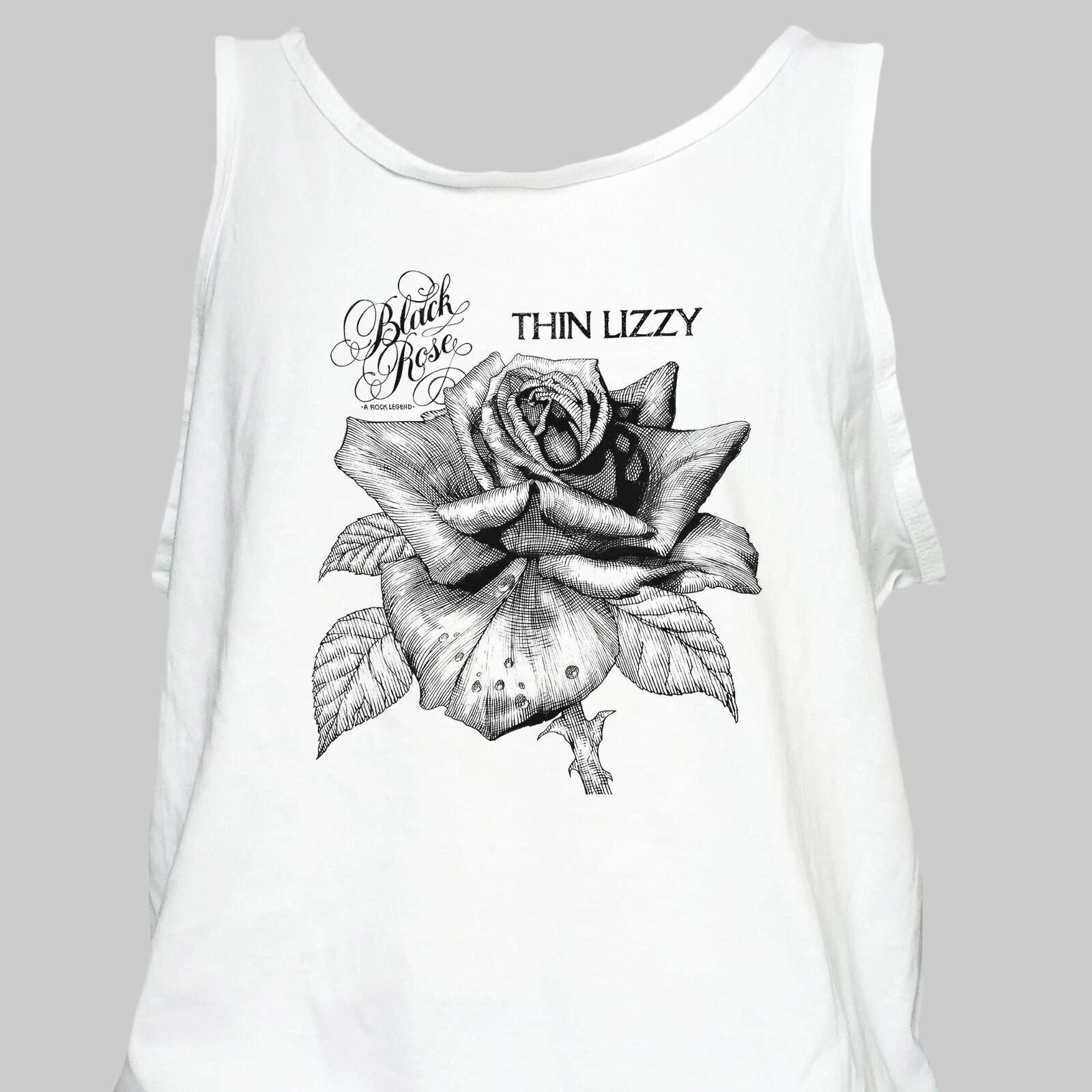 Thin Lizzy Rock Metal T-shirt Sleeveless Unisex Vest Tank Top S-3XL