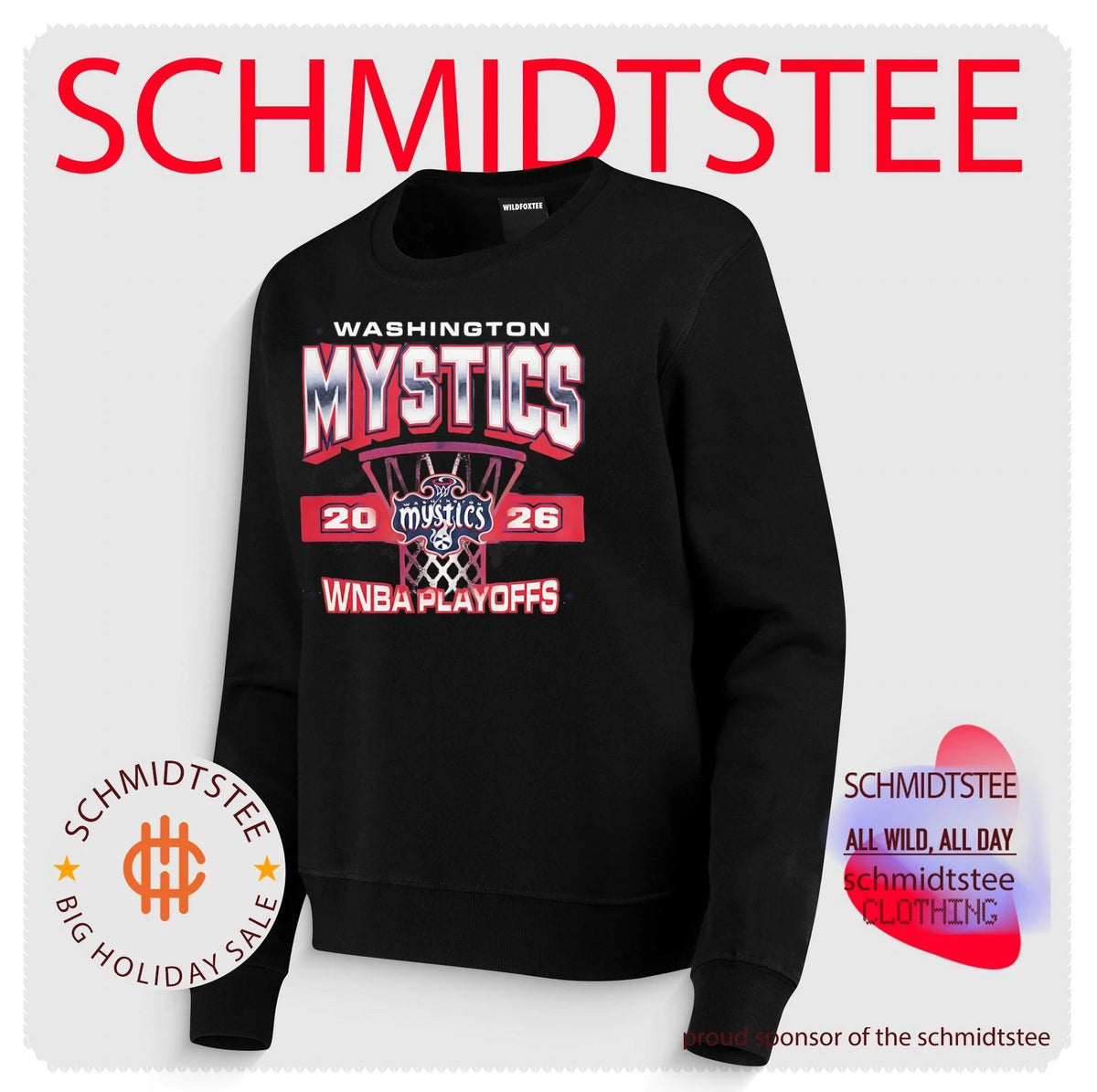 Washington Mystics WNBA Playoffs 2026 Foundation shirt