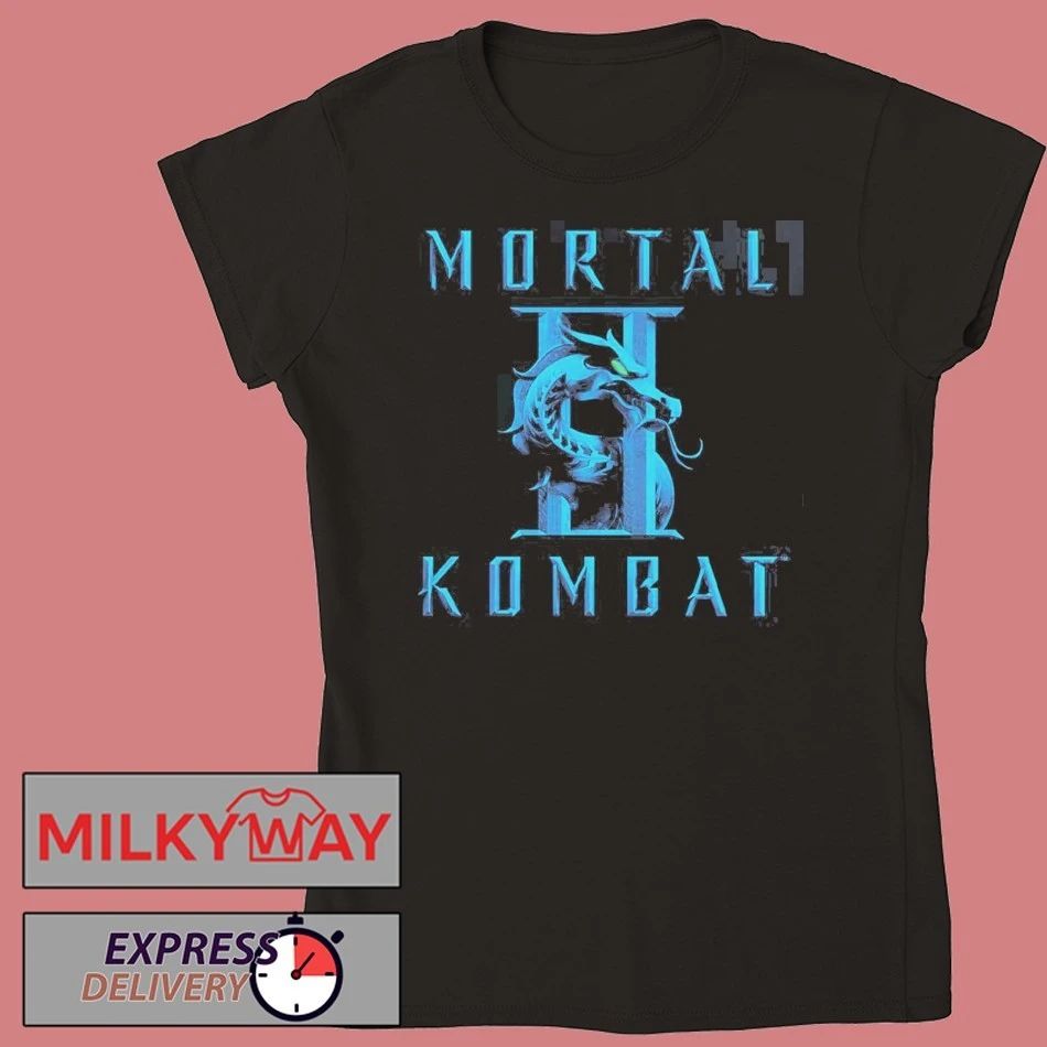 Mortal Kombat II Let the Fight Begin Logo T-Shirt
