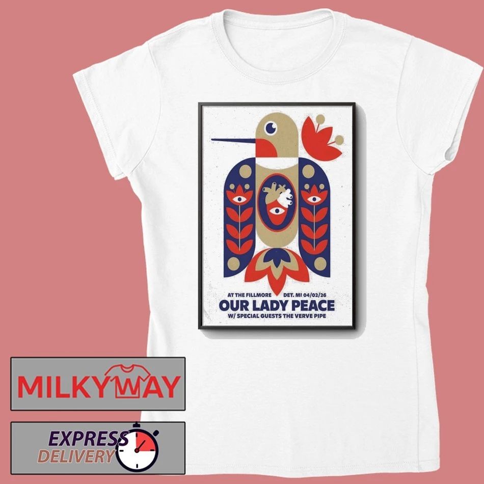 Our Lady Peace At The Fillmore Detroit On Apr 2 2026 Poster shirt