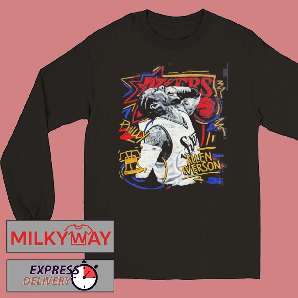 Philadelphia 76ers VJ Edgecombe X Allen Iverson T-Shirt