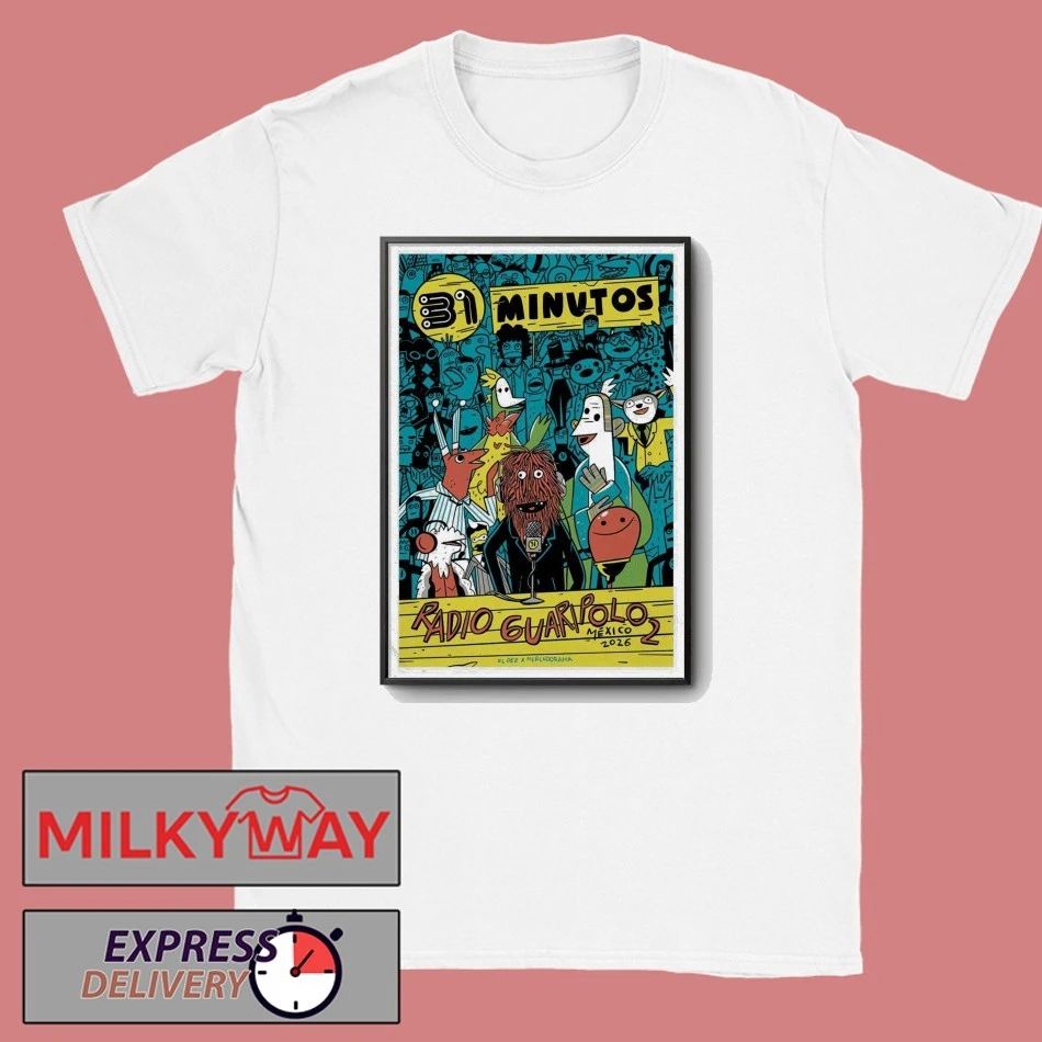 Radio Guaripolo Tour 2026 Enciclopedia 31 minutos Poster shirt