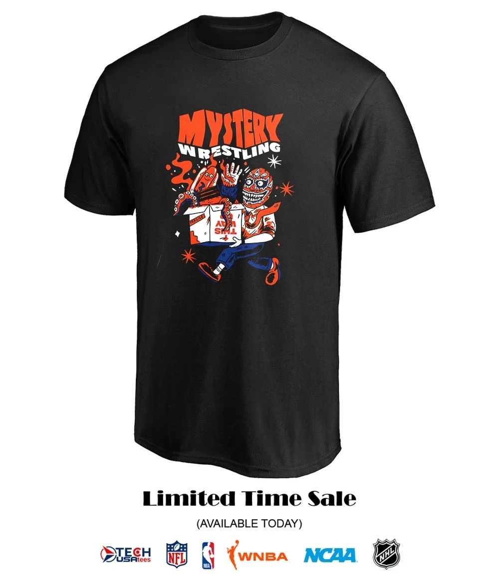Mystery Wrestling graphic shirt