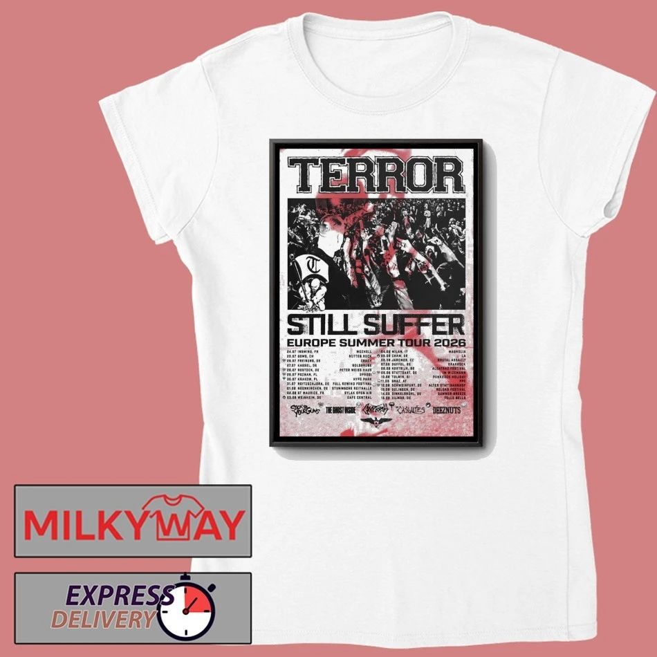 TERROR Europe 2026 Summer Shows Poster shirt