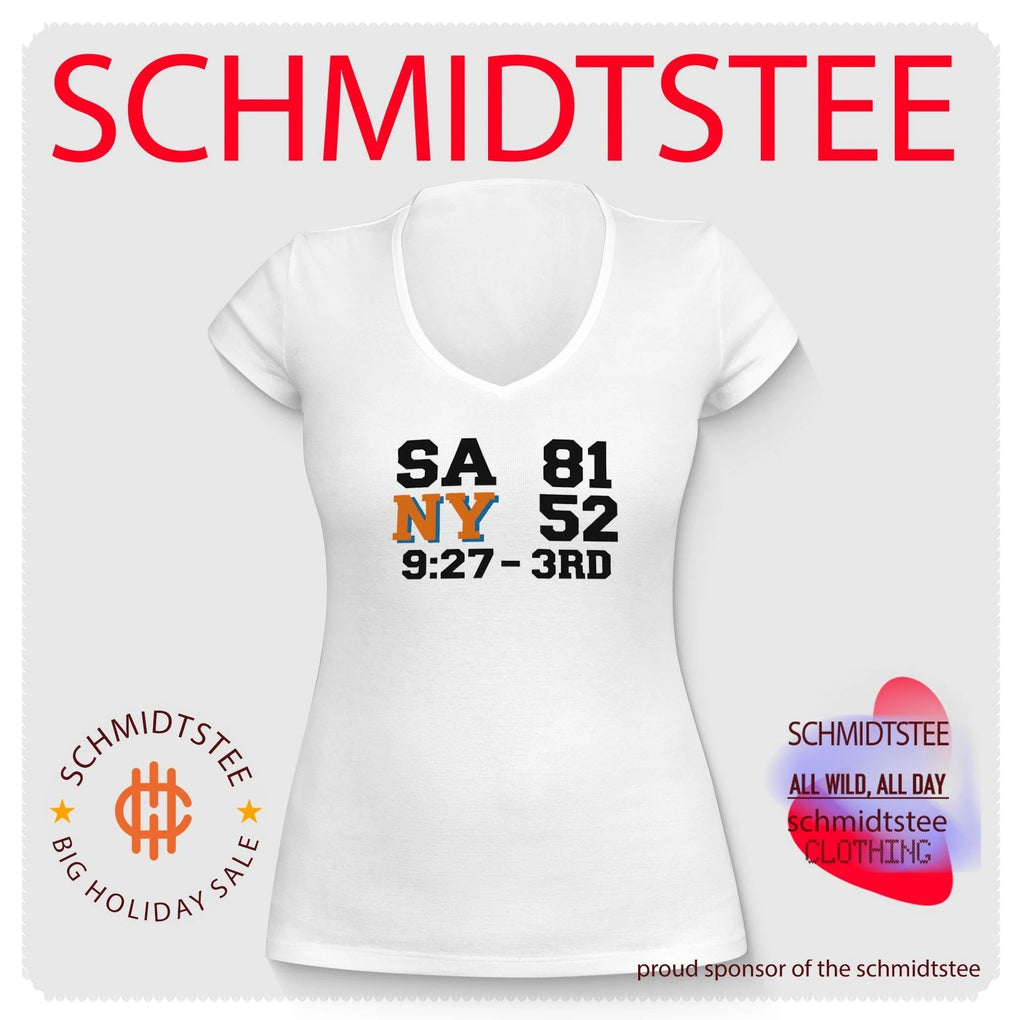 SA 81 NY 52 3rd Quarter Scoreboard Spurs vs Knicks score shirt