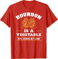 Bourbon Is A Vegetable Whiskey Funny Bourbon Drinking Unisex T-Shirt