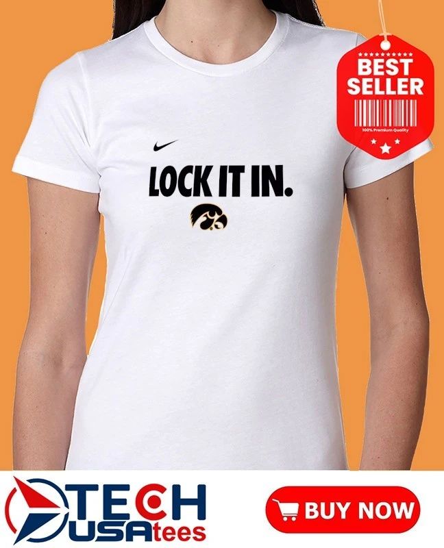 Lock it in Iowa Hawkeyes 2026 On-Court Bench shirt