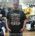 I’m a little smart ass short and stout here is my finger here is my mouth when I get all worked up shirt