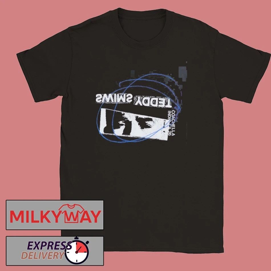 Teddy Swims Coachella 2026 Festival Indio California Merch Two Sided T-Shirt