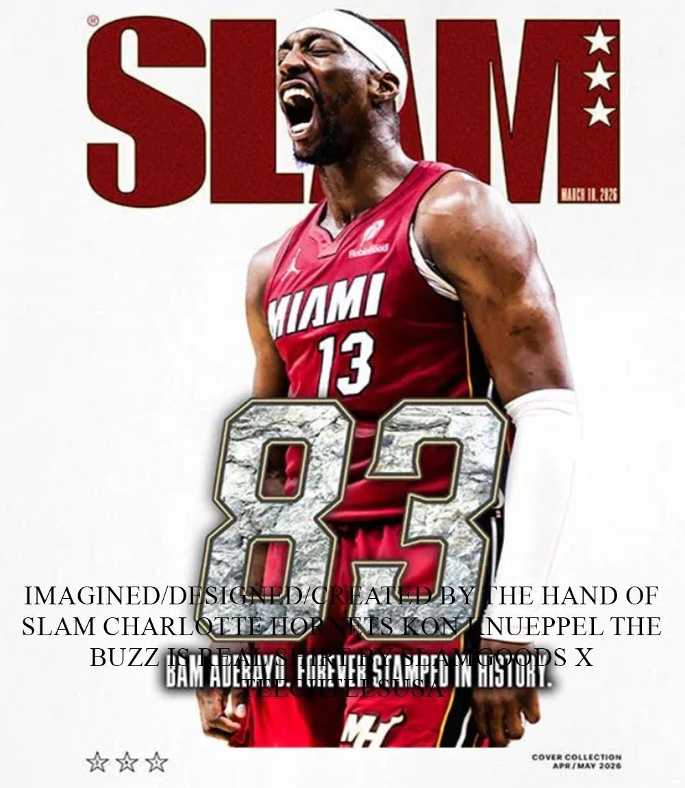SLAM Bam Adebayo #83 forever stamped in history shirt by slamgoods