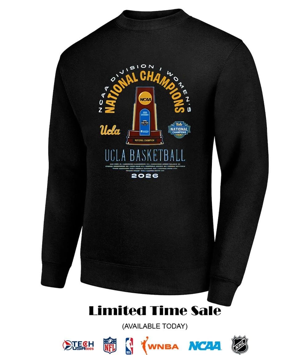 UCLA Bruins 2026 NCAA Division I Women’s Basketball Champions Trophy shirt