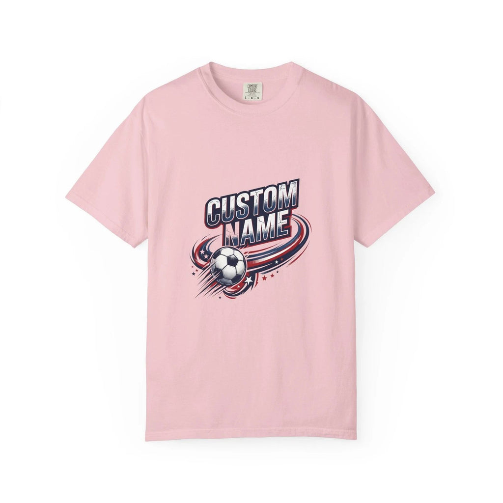 Custom USA Flag Soccer Shirt | Personalized Name Football Fan Tee | Matchday