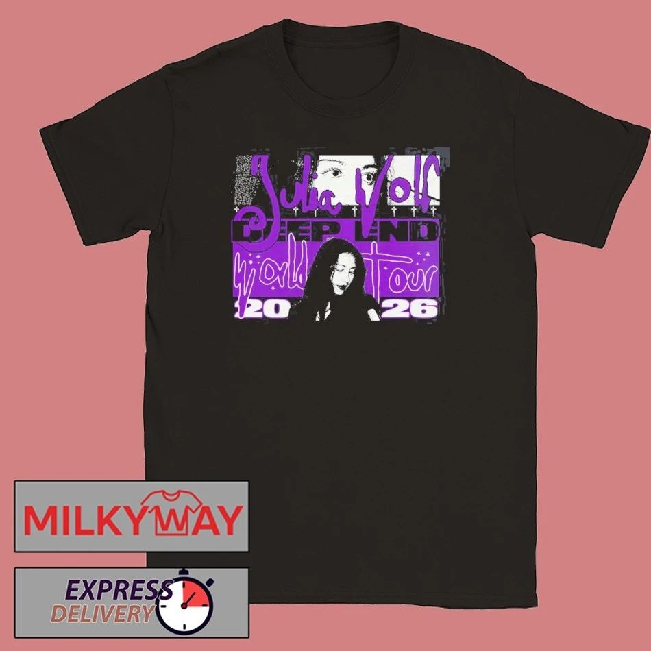 Julia Wolf Deep End World Tour 2026 North America UK And EU Schedule Dates Two Sided T-Shirt