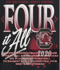 Four it All South Carolina Gamecocks 2026 NCAA Women’s Basketball Tournament March Madness Final Four shirt