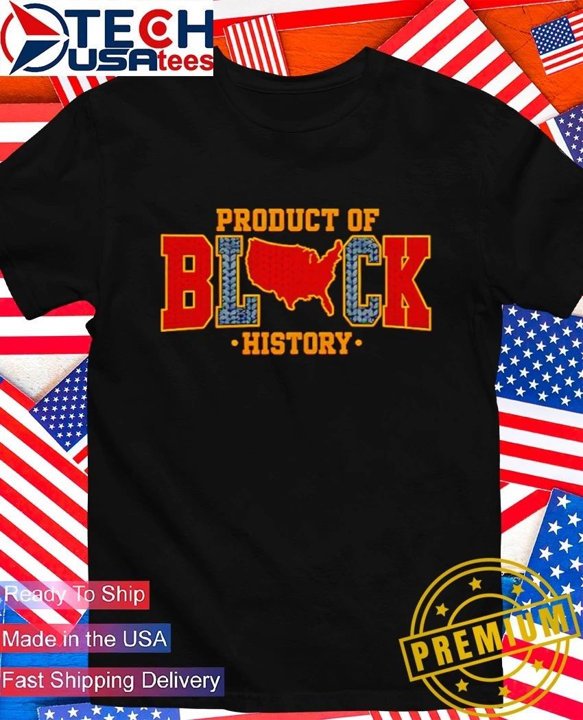 Product of Black History USA map shirt